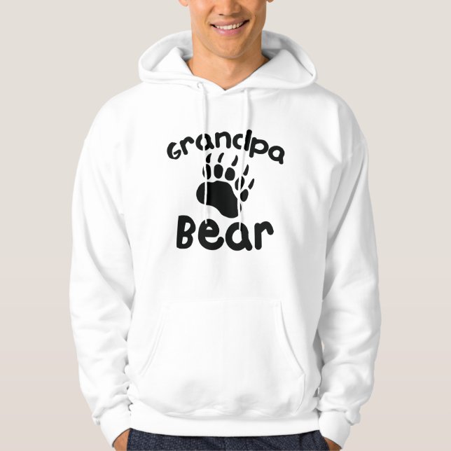 Grandpa Bear Hoodie (Framsida)