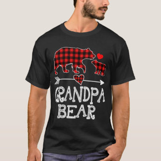 Grandpa Bear jul jul Pajama Red Play Buffalo Fa T Shirt