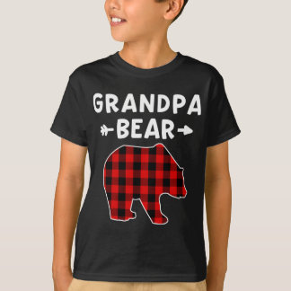 Grandpa Bear Red Black Play Bear Jul Promot T Shirt