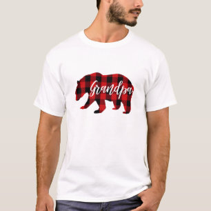 Grandpa Bear Röda öron T Shirt