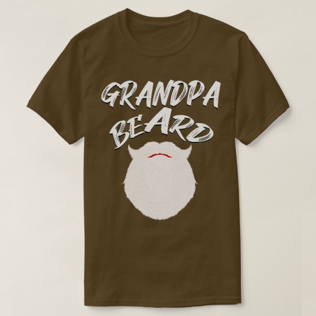 Grandpa Beard 2 T Shirt (Design framsida)