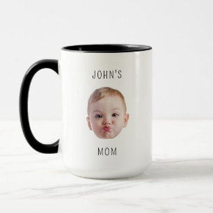 Grandpa Birthday, Baby Ansikte Dady Gift, Anpassni Mugg