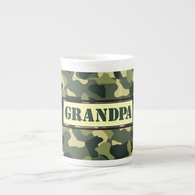 Grandpa Camo Benporslin Mugg (Framsidan)