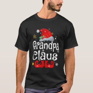 Grandpa Claus Shirt jul Pajama Family Matchi T