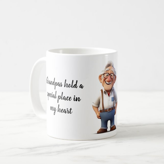 Grandpa Coffee Mugg (Framsida vänster)