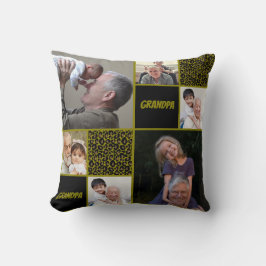  Grandpa Custom Photo Collage  Kudde