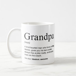 Grandpa Cute Loely Grandfather Definition Kaffemugg