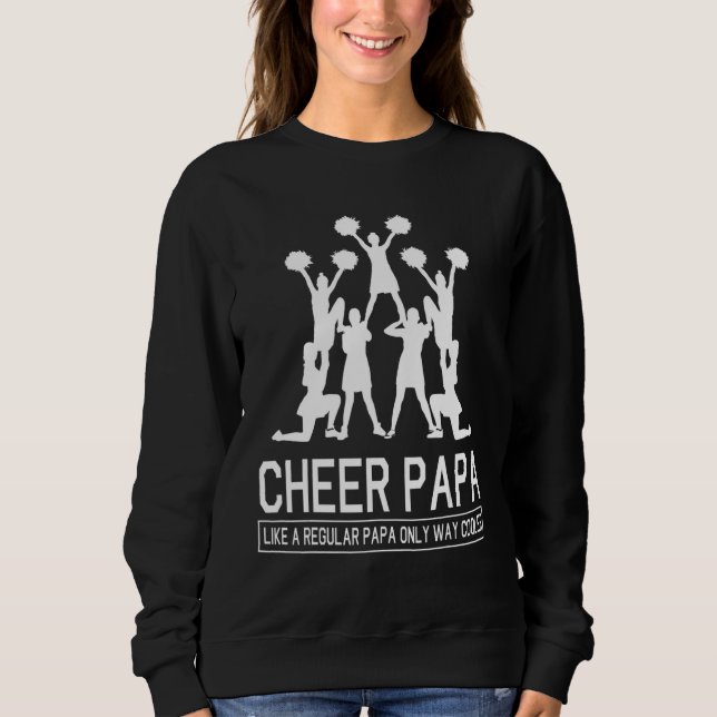 Grandpa Daddy Cheer Papa Like A Regular Papa Only  T Shirt (Framsida)