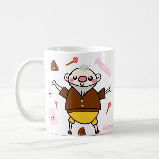 Grandpa Daddy: The Secret Guardian of Sweets - Bab Kaffemugg (Vänster)