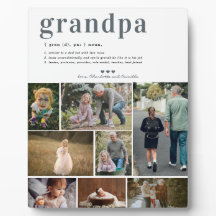 Grandpa Definition | 8 Fotoplakat för Personlig