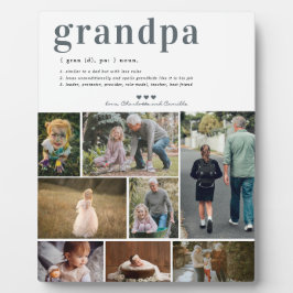 Grandpa Definition | 8 Fotoplakat för Personlig