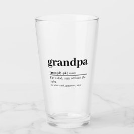 Grandpa Definition Beer Glass Glaskopp