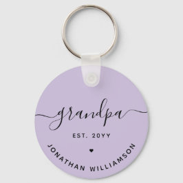 Grandpa Est Anpassningsbar New Grandpa Gifts Nyckelring