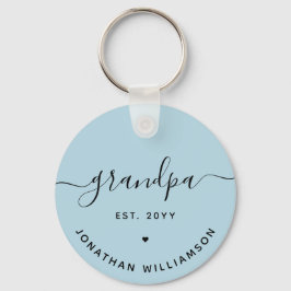 Grandpa Est Anpassningsbar New Grandpa Gifts Nyckelring
