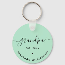 Grandpa Est Anpassningsbar New Grandpa Gifts Nyckelring