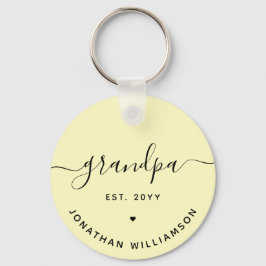 Grandpa Est Anpassningsbar New Grandpa Gifts Nyckelring