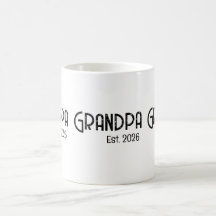 Grandpa Established est. year grunge text