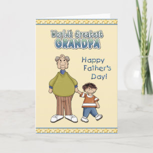 Grandpa Fars dag-kort Kort