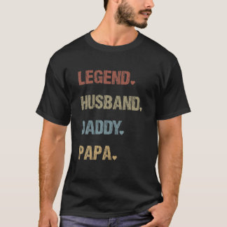 Grandpa Fars dag Legend Make Pappa Pappa Vinta T Shirt