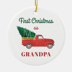 Grandpa First jul Helgdag Family Julgransprydnad Keramik
