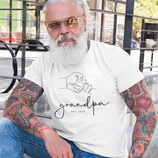 Grandpa Fist Pump Fars dag T Shirt (Skapare uppladdad)