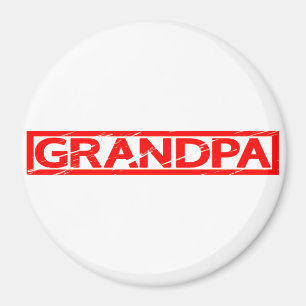 Grandpa Frimärke Magnet