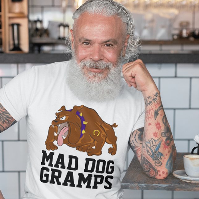 GRANDPA FUNNY MAD HUND GRAMPS T-SHIRT (Skapare uppladdad)