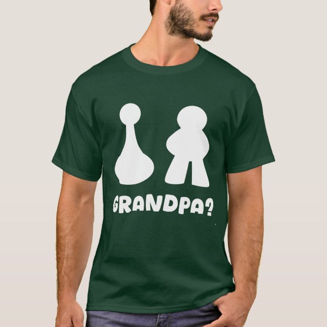 Grandpa Game Biet Funny Gamer Design T Shirt (Framsida)