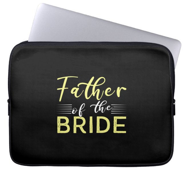 Grandpa Gift | Far i Briden Laptop Fodral (Framsidan)
