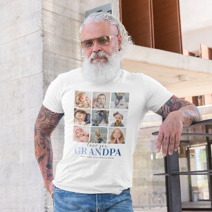 Grandpa Gift   Kärlek You Pappa Photo T Shirt
