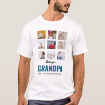 Grandpa Gift | Kärlek You Pappa Photo T-Shirt