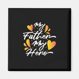 Grandpa Gift   Min Hero Far Magnet