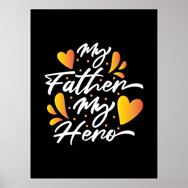 Grandpa Gift | Min Hero Far Poster (Framsidan)