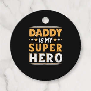 Grandpa Gift Pappa är min Toppen Hero Gåvor Etiketter