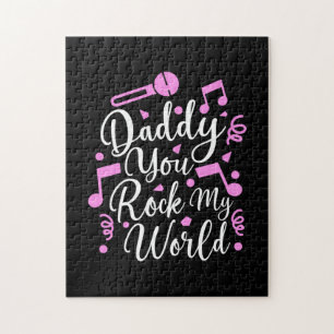 Grandpa Gift Pappa You Sten My World Pussel