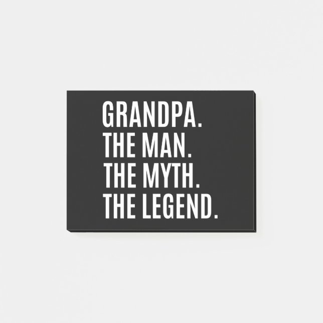 Grandpa/Grandfather Gift Post-it Block (Framsida)