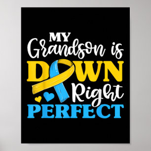 Grandpa Grandma från Down Syndrome Grandson Trisom Poster