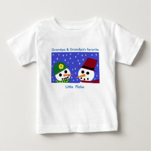 GRANDPA & GRANDPA:S FAVORITE LITTLE FLAKE BABY TEE