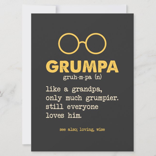 Grandpa - Grumpa Definition (Framsida)
