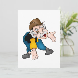 Grandpa-inbjudningar Inbjudningar