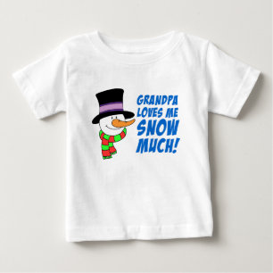 Grandpa Kärlek Me Snö Much Tee