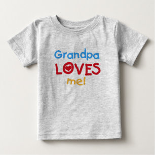 Grandpa Kärlek Me Tee Shirt