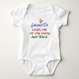 Grandpa Kärlek Me till Måne och Back Quote T Shirt