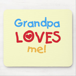 Grandpa Kärlek Me Tshirts och presenter Musmatta