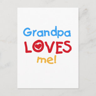Grandpa Kärlek Me Tshirts och presenter Vykort