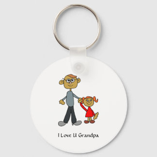 Grandpa_keychain ART(Personalize) Nyckelring