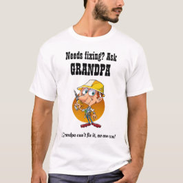 GRANDPA kommer att FIX IT - Bästa Underbarare farf T Shirt