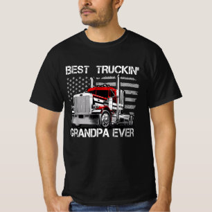 Grandpa Lastbil Driver Best Truckin Grandpa nånsin T Shirt