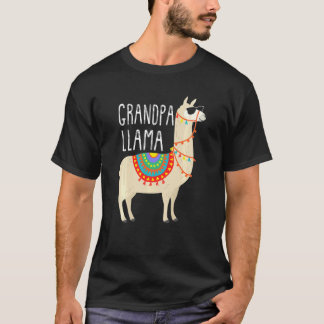 Grandpa Llama För manar, Grandfather T Shirt