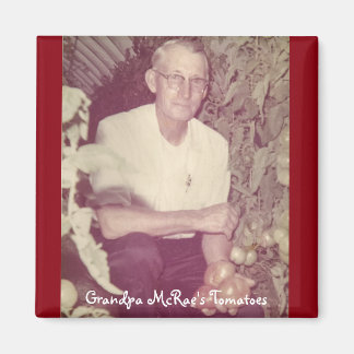 Grandpa McRaes Tomater Magnet